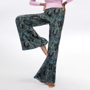NWT Zara Flare Paisley Trousers